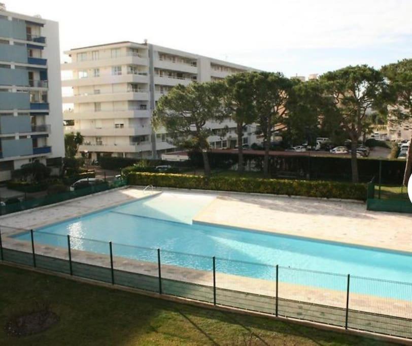Appartement Vue Mer Cagnes-sur-Mer Eksteriør bilde